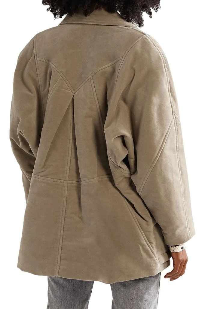 商品Isabel Marant|Doreal oversized brushed cotton-twill jacket,价格¥1475,第4张图片详细描述