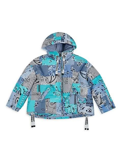 商品Khrisjoy|Little Kid's & Kid's Exclusive Bandana Puffer Jacket,价格¥2515,第1张图片