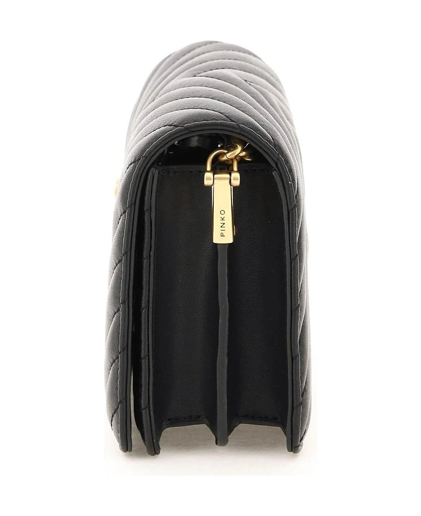 商品PINKO|Love Click V Quilt Mini Bag,价格¥1939,第3张图片详细描述
