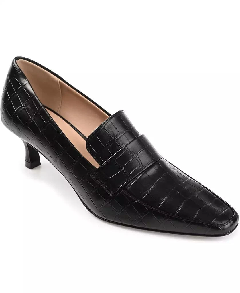 商品Journee Collection|Women's Celina Kitten Heel Loafers,价格¥440,第1张图片