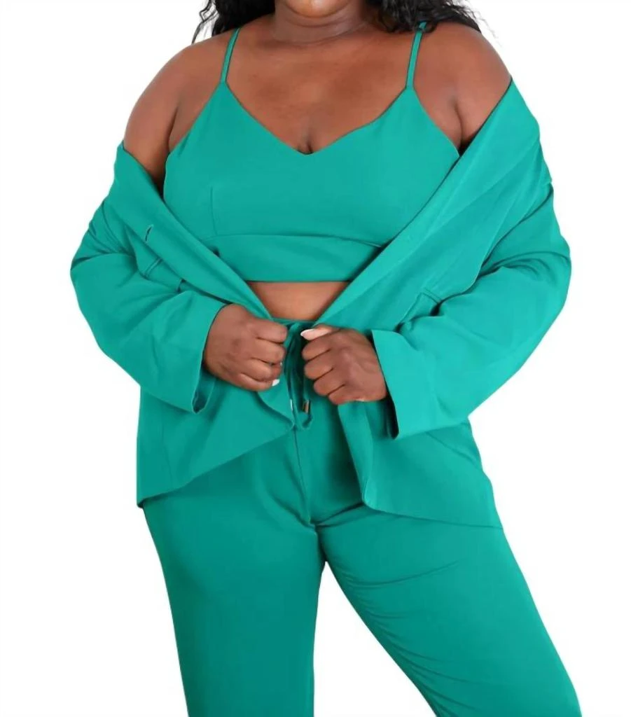 商品Geegee|Geegee - 3-PIECE BRA, BLAZER AND PANT SET,价格¥870,第5张图片详细描述