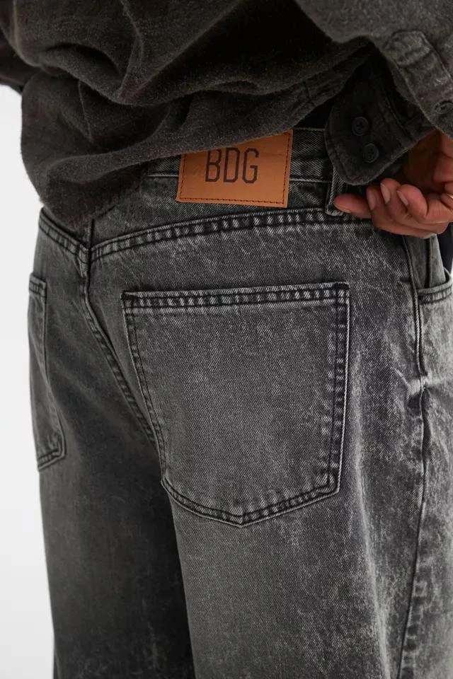 商品BDG|BDG Big Jack Relaxed Fit Jean – Washed Black,价格¥151,第4张图片详细描述