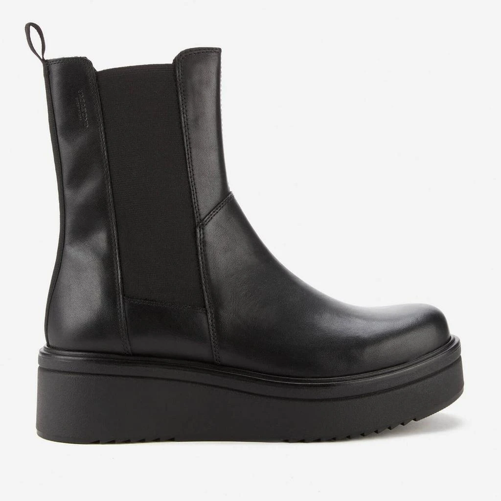 商品Vagabond|Vagabond Women's Tara Leather Chunky Chelsea Boots - Black,价格¥1406,第1张图片