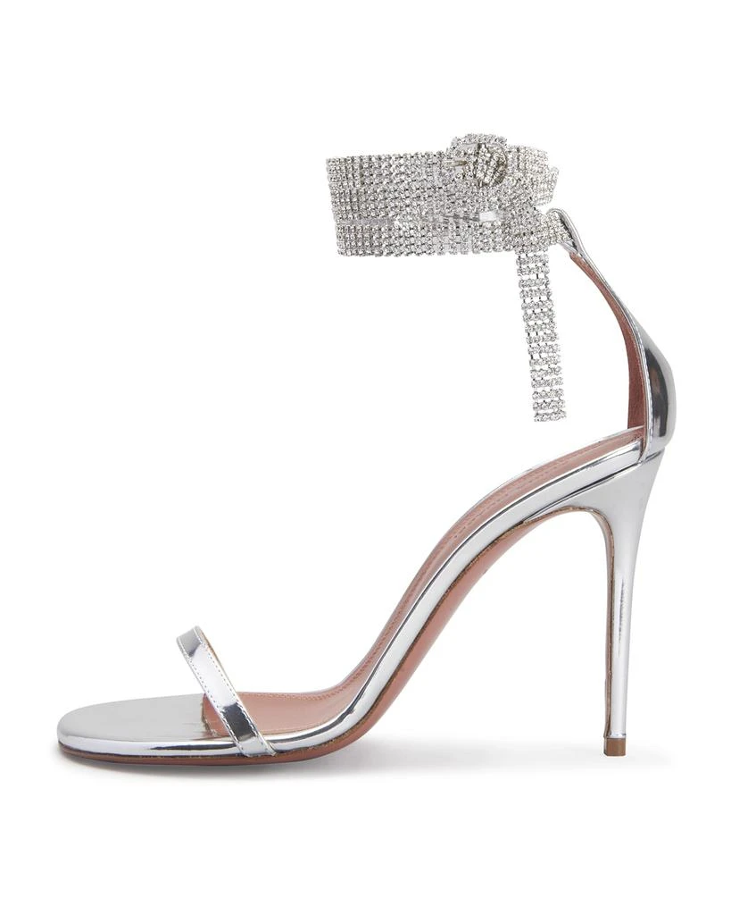 商品Amina Muaddi|Giorgia Metallic Crystal-Cuff Sandals,价格¥3033,第1张图片