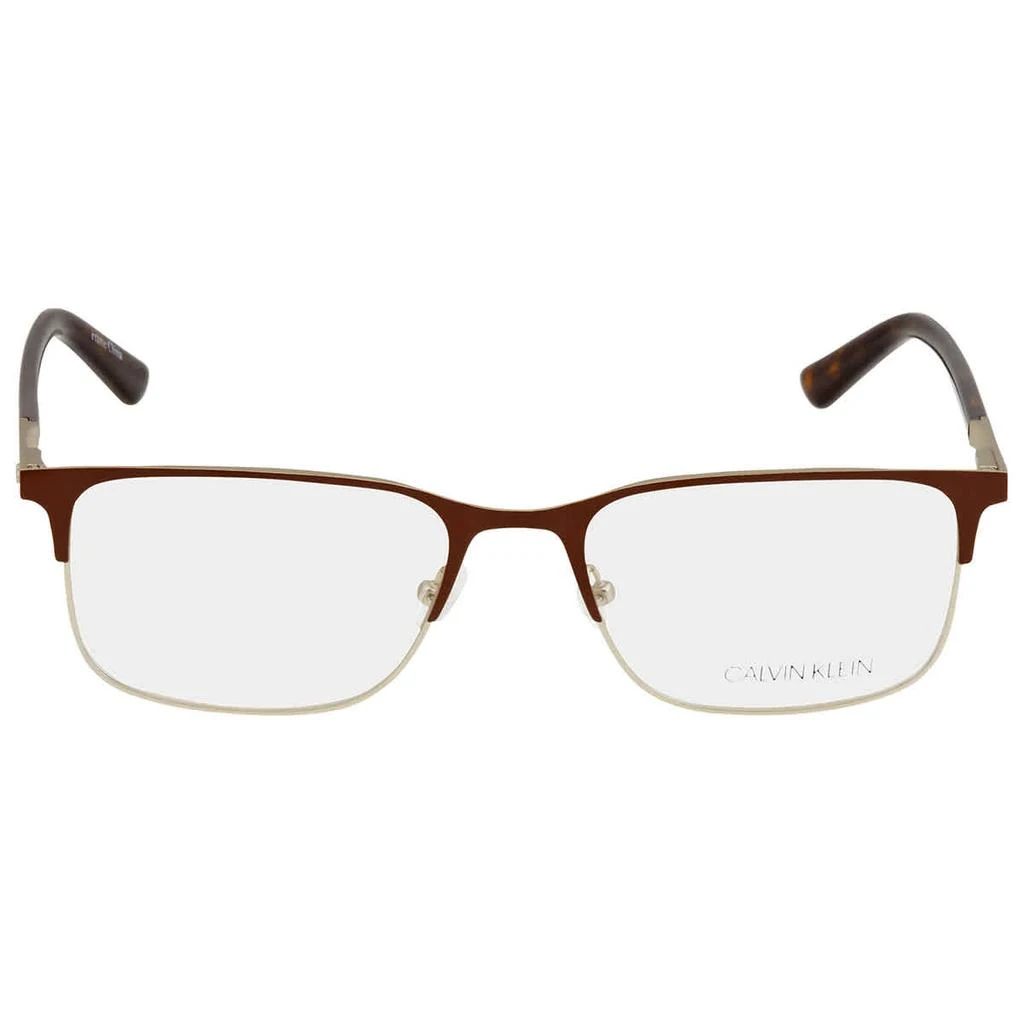 商品Calvin Klein|Demo Rectangular Men's Eyeglasses CK19312 201 55,价格¥263,第2张图片详细描述