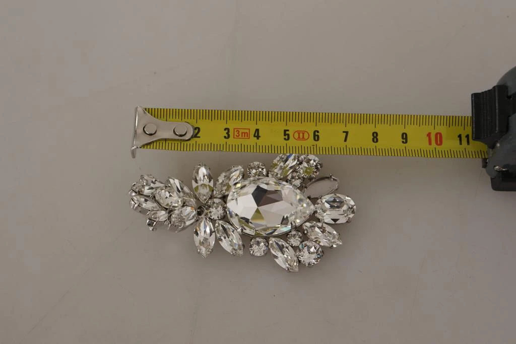 商品Dolce & Gabbana|Dolce & Gabbana White Large Baroque Crystal  Brooch,价格¥2883,第4张图片详细描述