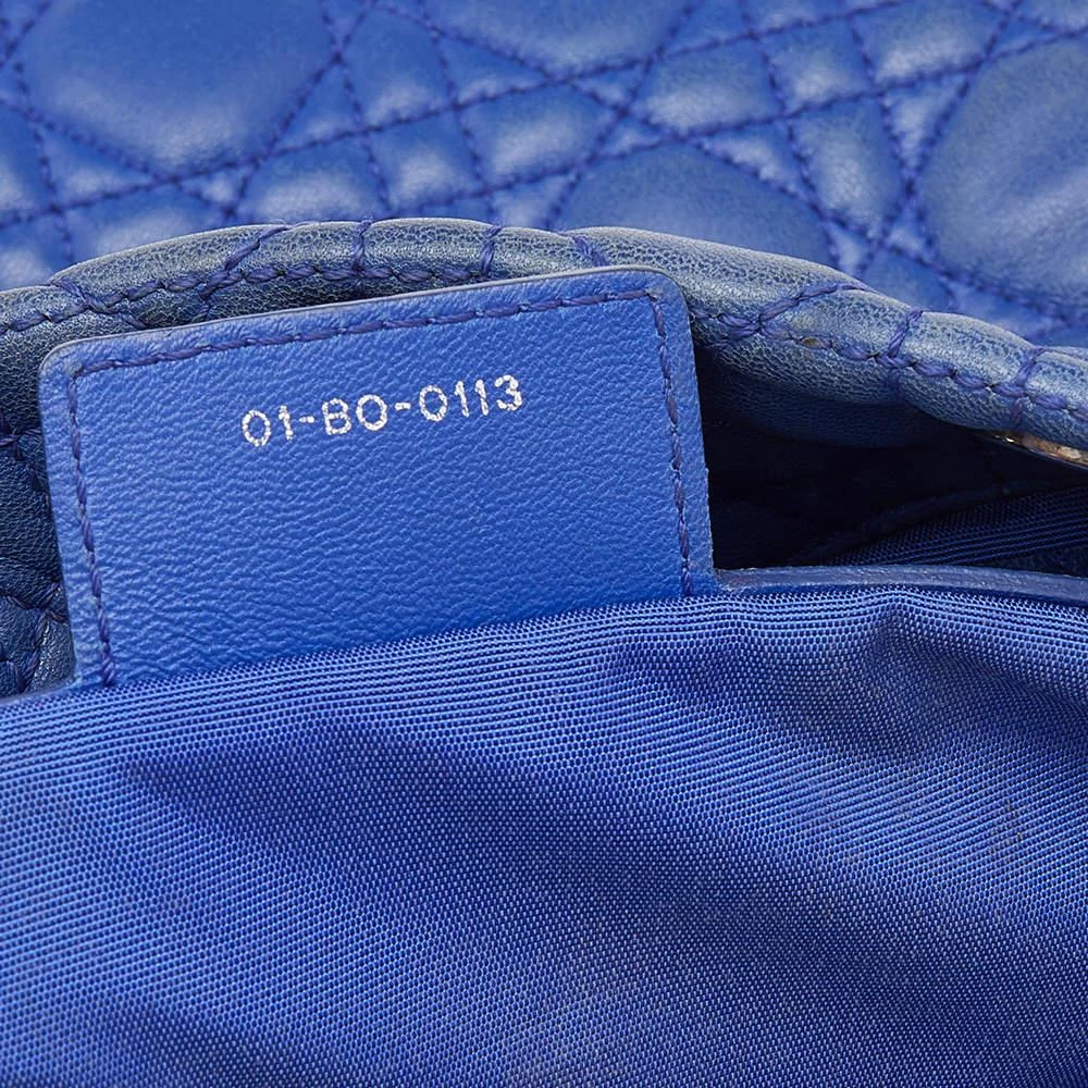 Dior Blue Cannage Leather Large Soft Lady Dior Shopping Tote 商品