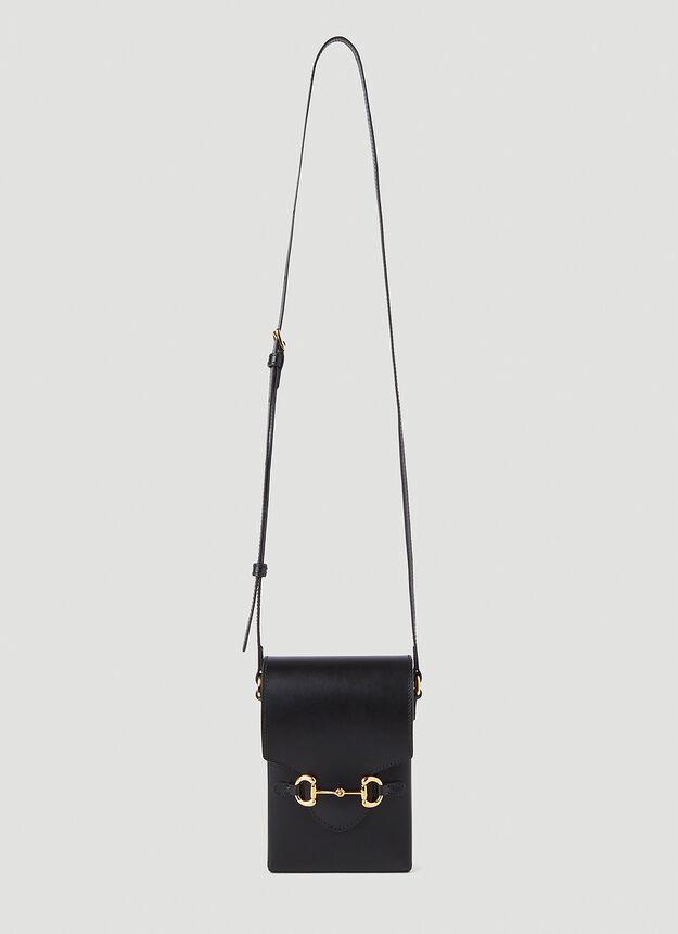 Horsebit 1955 Mini Crossbody Bag in Black商品第1张图片规格展示