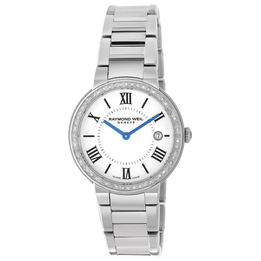 商品Raymond Weil|Raymond Weil Jasmine Diamond Stainless Steel Date Women's Quartz Watch 5245-STS-00661,价格¥6802,第1张图片