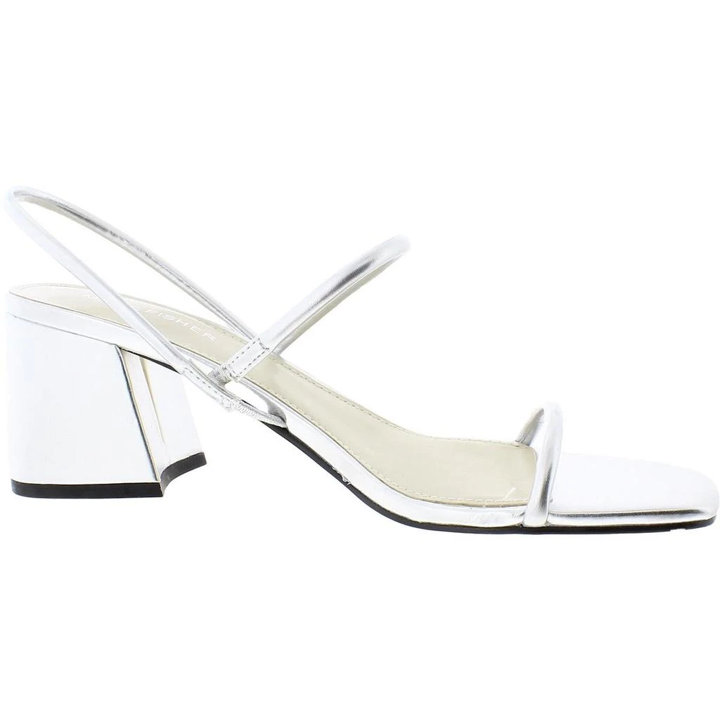 Marc Fisher Womens Galvin Faux Leather Slingback Block Heel 商品