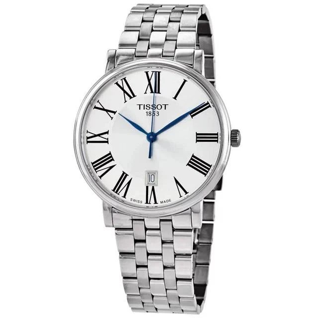 商品Tissot|Tissot Carson Premium Quartz Silver Dial Men's Watch T122.410.11.033.00,价格¥2130,第1张图片