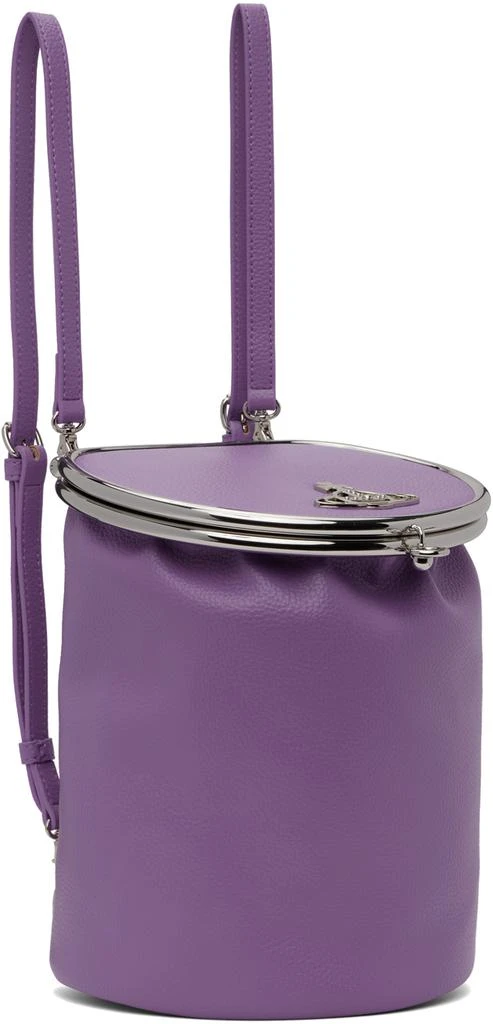 商品Vivienne Westwood|Purple Round Frame Backpack,价格¥2566,第2张图片详细描述