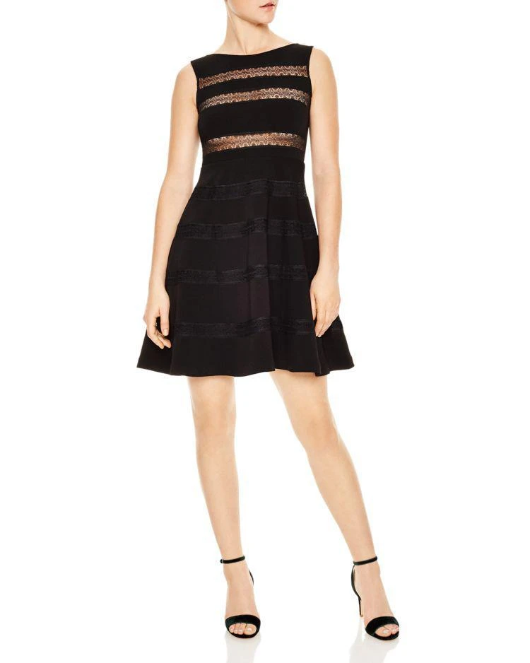 商品Sandro|Xan Fit-and-Flare Mini Dress,价格¥1404,第1张图片