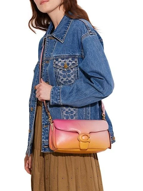 商品Coach|Pillow Tabby Ombré Leather Shoulder Bag,价格¥2071,第2张图片详细描述