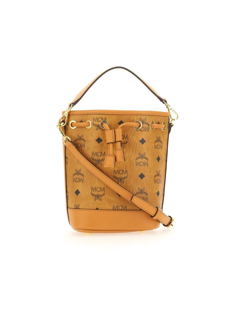 商品MCM|MCM Allover Monogram Pattern Drawstring Bucket Bag,价格¥7301,第1张图片