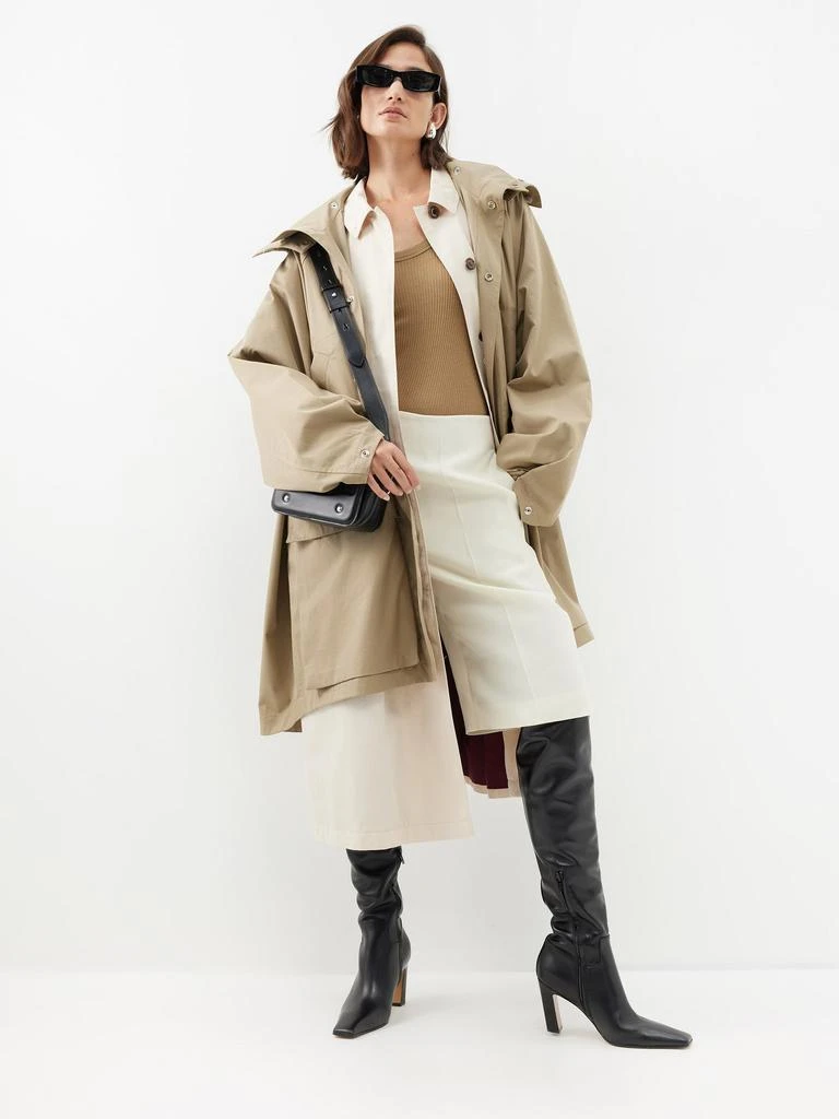 商品Lemaire|Gabardine cotton patch pockets raincoat,价格¥7087,第2张图片详细描述