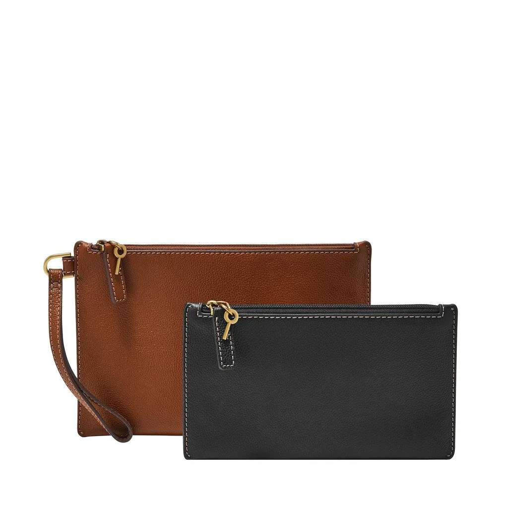 商品Fossil|Gift Set Leather Small/Large Wristlet,价格¥819,第2张图片详细描述