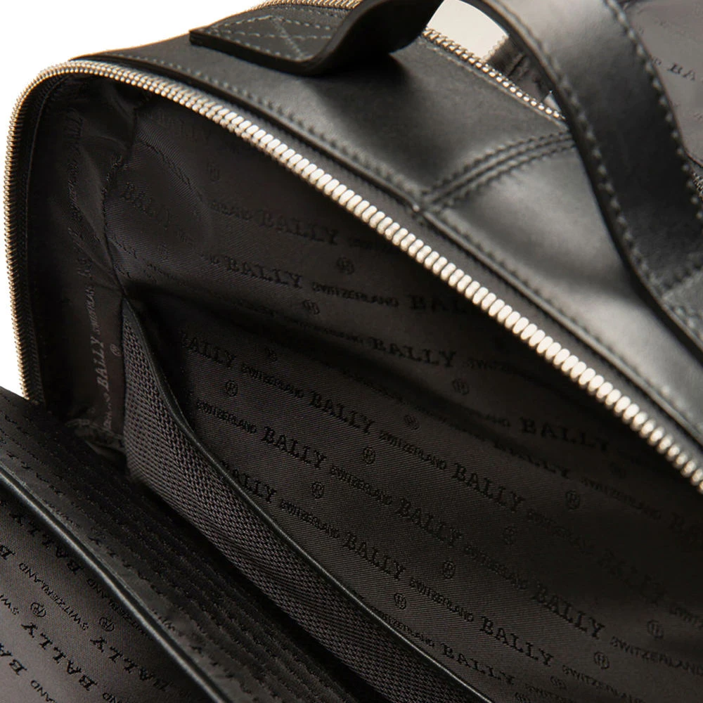 商品Bally|BALLY 男士纯色牛皮双肩包6231723,价格¥4859,第1张图片