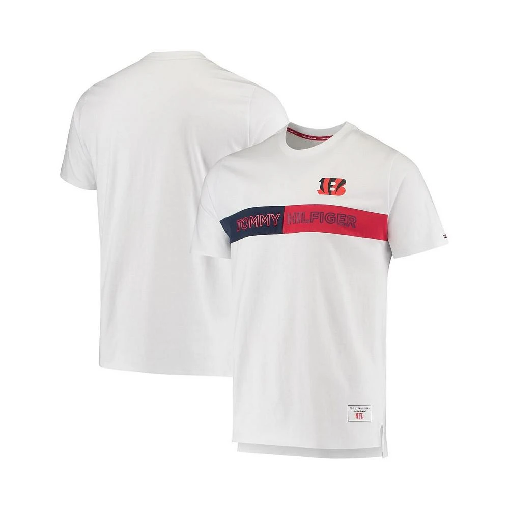 商品Tommy Hilfiger|Men's White Cincinnati Bengals Core T-shirt,价格¥377,第1张图片