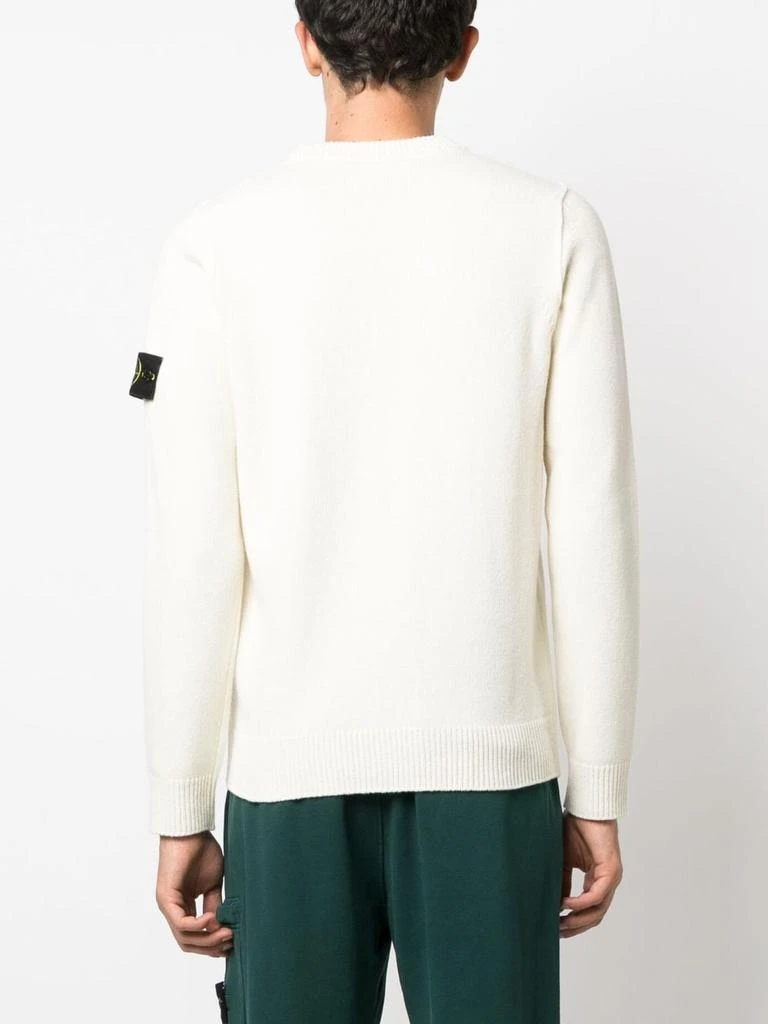 商品Stone Island|STONE ISLAND - Wool Pullover With Logo,价格¥2345,第3张图片详细描述