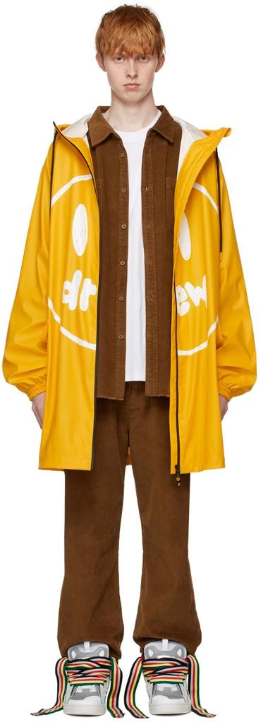 商品Drew House|SSENSE Exclusive Yellow Painted Mascot Coat,价格¥1725,第1张图片