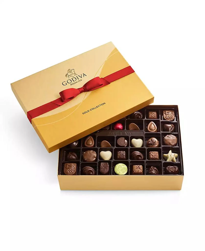 商品Godiva|歌帝梵巧克力礼盒装 36颗 混合口味,价格¥493,第3张图片详细描述