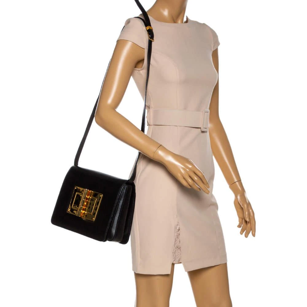 商品[二手商品] Tom Ford|Tom Ford Black Leather Large Natalia Shoulder Bag,价格¥5181,第2张图片详细描述