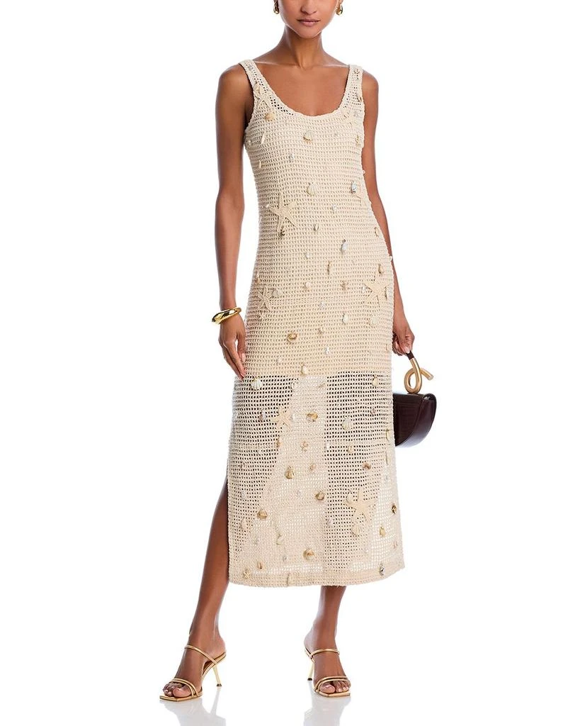 商品AQUA|Crochet Sleeveless Maxi Dress - Exclusive,价格¥954,第1张图片