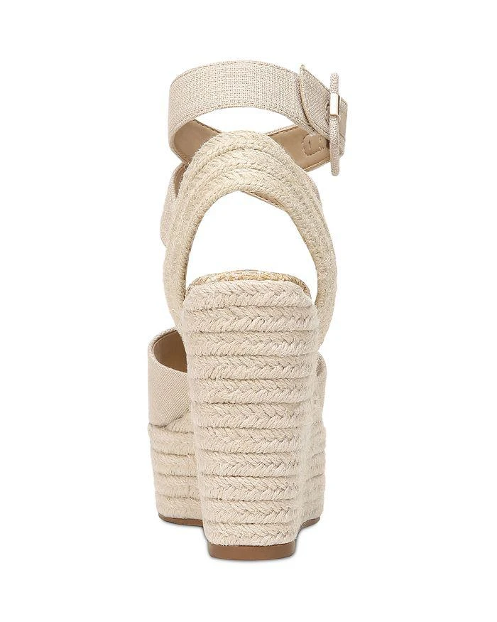 商品Sam Edelman|Women's Vada Square Toe Espadrille Wedge Heel Platform Sandals,价格¥706,第4张图片详细描述