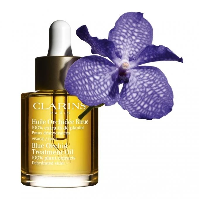 商品Clarins|Clarins Blue Orchid Face Treatment Oil Dehydrated Skin 30ml/1 oz,价格¥296,第1张图片