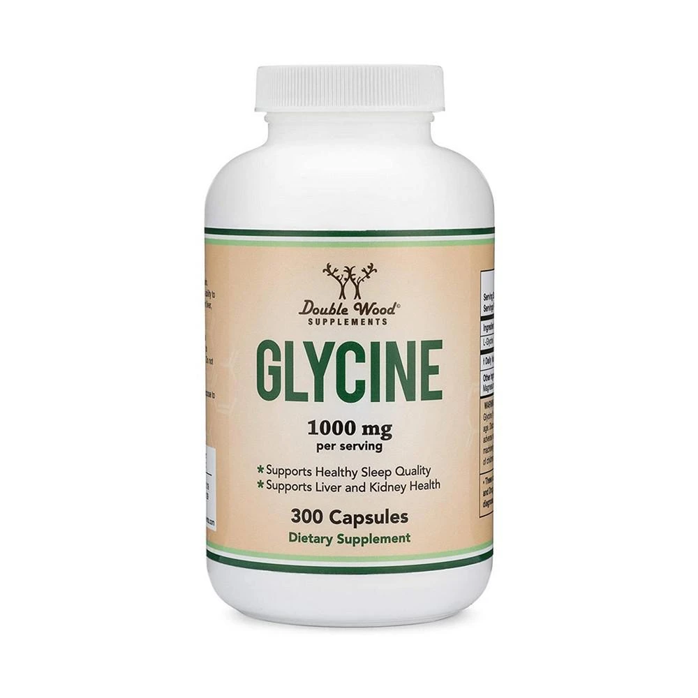 商品Double Wood Supplements|Glycine - 300 capsules, 1000 mg servings,价格¥149,第1张图片