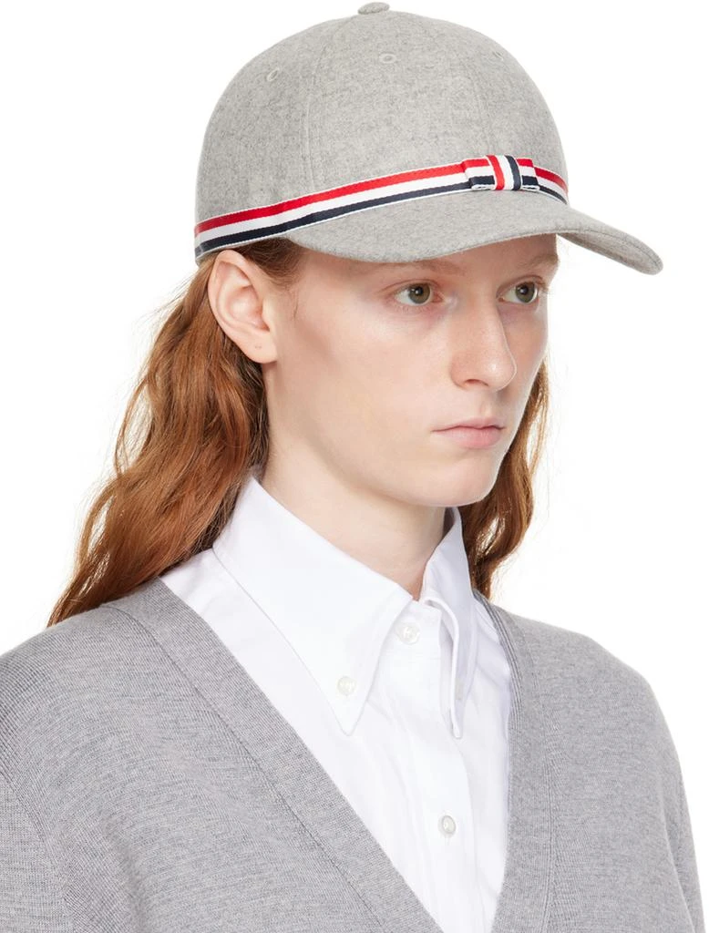 商品Thom Browne|Gray Bow Cap,价格¥1879,第2张图片详细描述