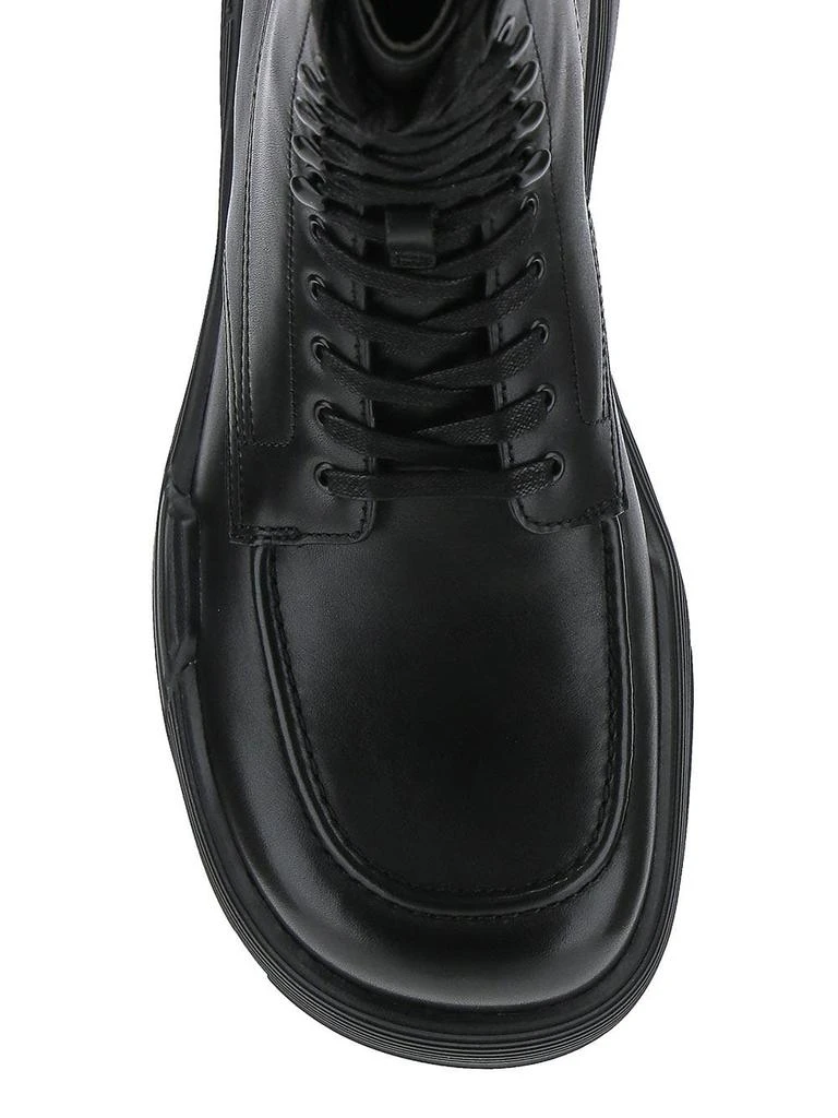 商品Lanvin|Flash-X Bold Leather Lace-up Boots,价格¥3228,第4张图片详细描述