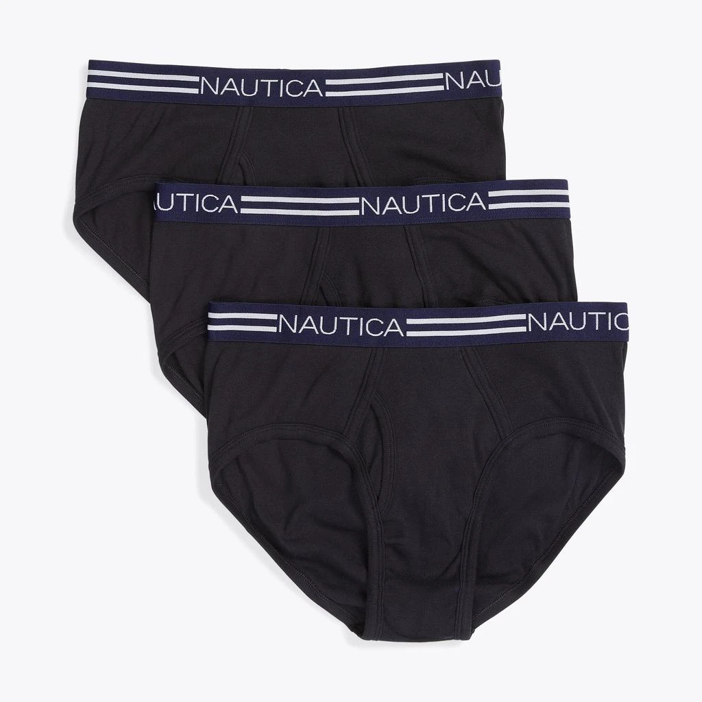 商品Nautica|Nautica Mens Classic Briefs, 3-Pack,价格¥121,第1张图片