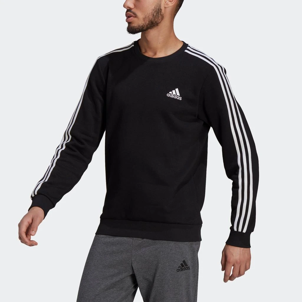 商品Adidas|Men's adidas Essentials Fleece 3-Stripes Sweatshirt,价格¥351,第1张图片