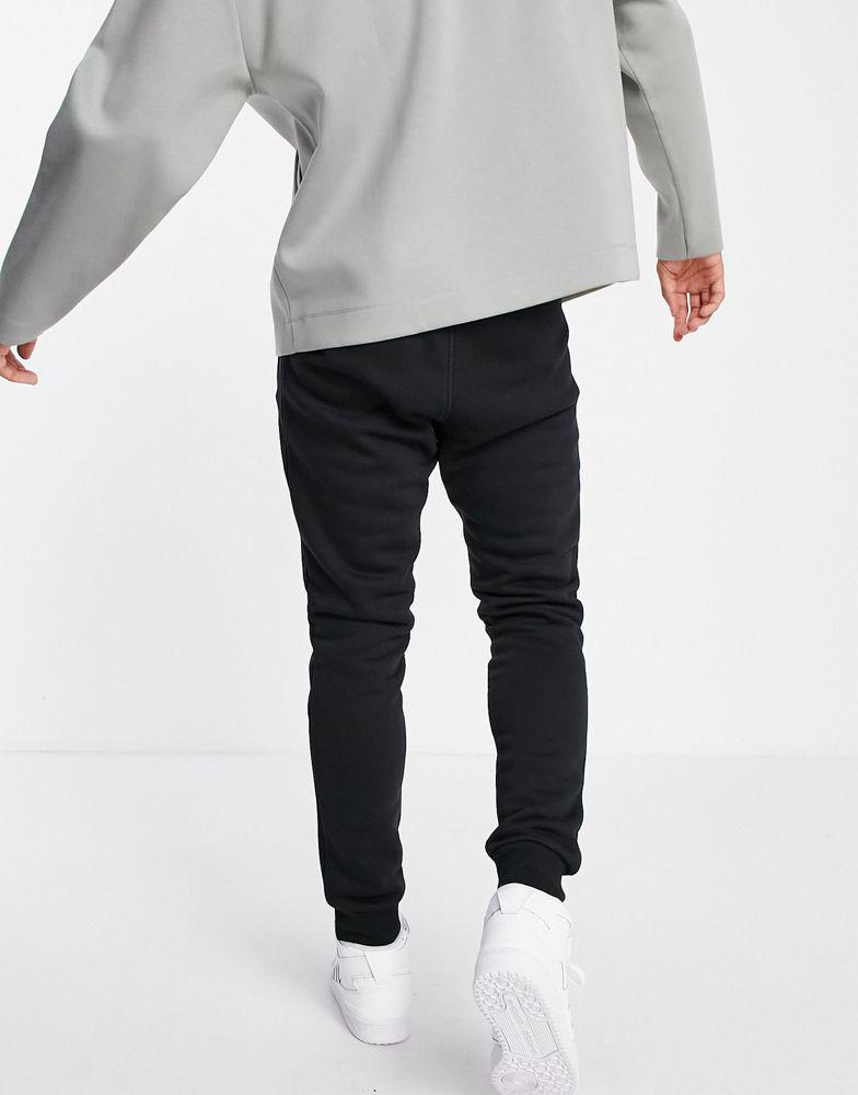 adidas Originals essentials slim fit joggers with small logo in black商品第3张图片规格展示