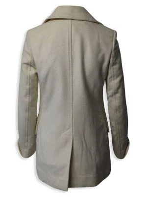 商品[二手商品] The Row|The Row Double-Breasted Jacket In Cream Wool,价格¥6068,第2张图片详细描述