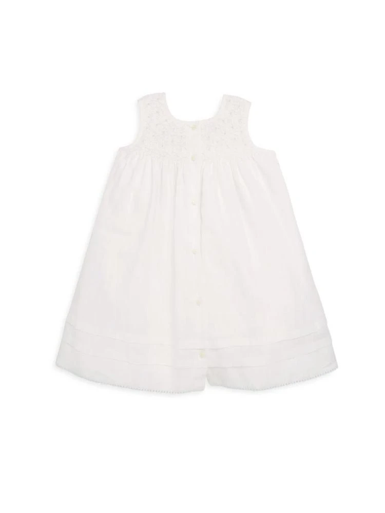 商品Ralph Lauren|Baby Girl's Embroidered Linen Dress,价格¥311,第2张图片详细描述