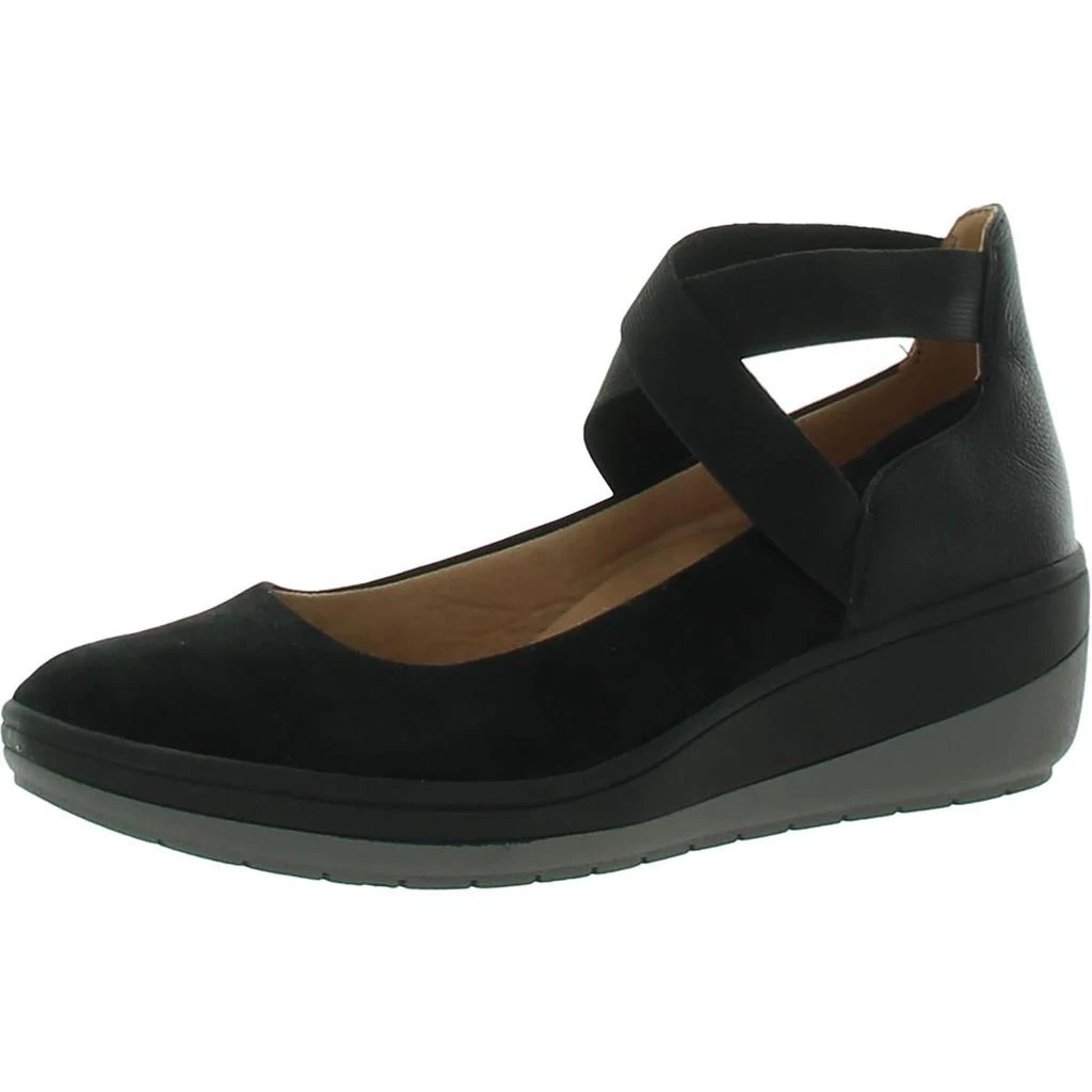 商品VIONIC|Vionic Womens Ellery Suede Wedge Heels,价格¥333,第2张图片详细描述