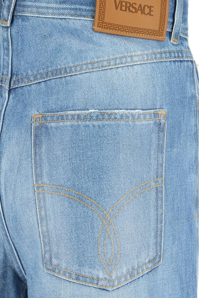 商品Versace|Denim wide-leg jeans,价格¥3838,第4张图片详细描述
