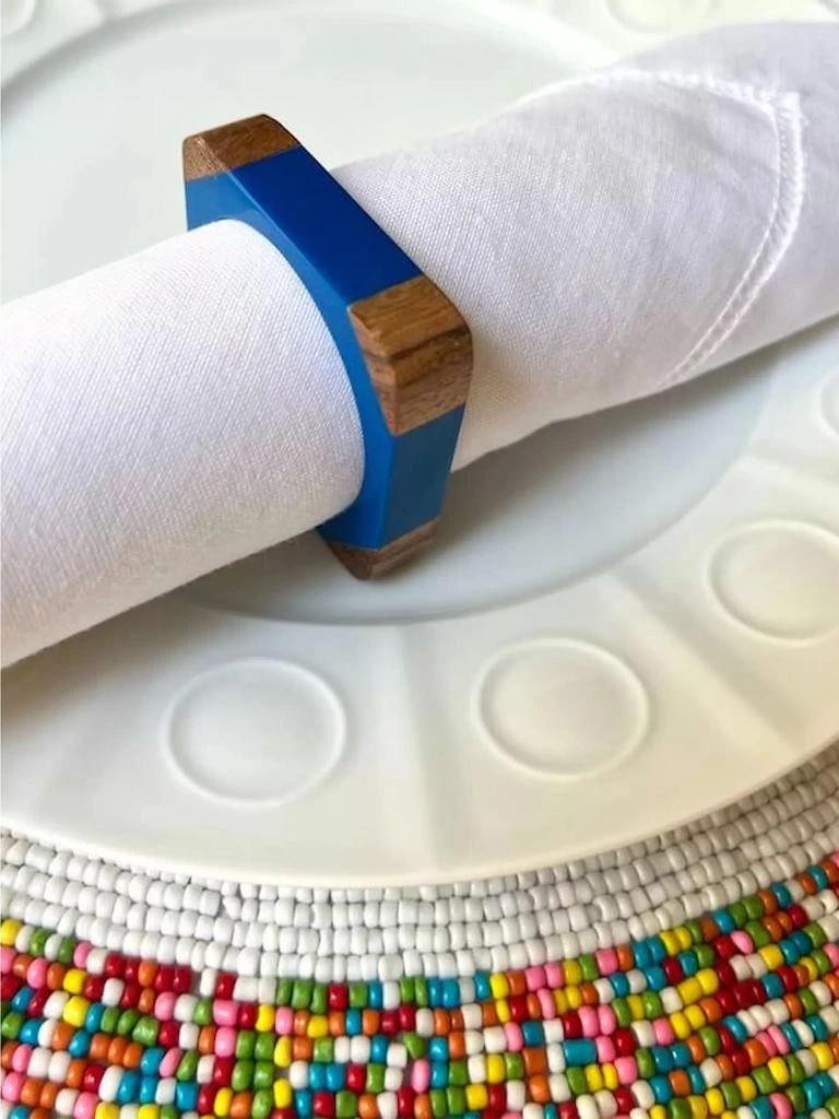 商品Von Gern Home|Quatro Napkin Ring, Set of 4,价格¥538,第2张图片详细描述
