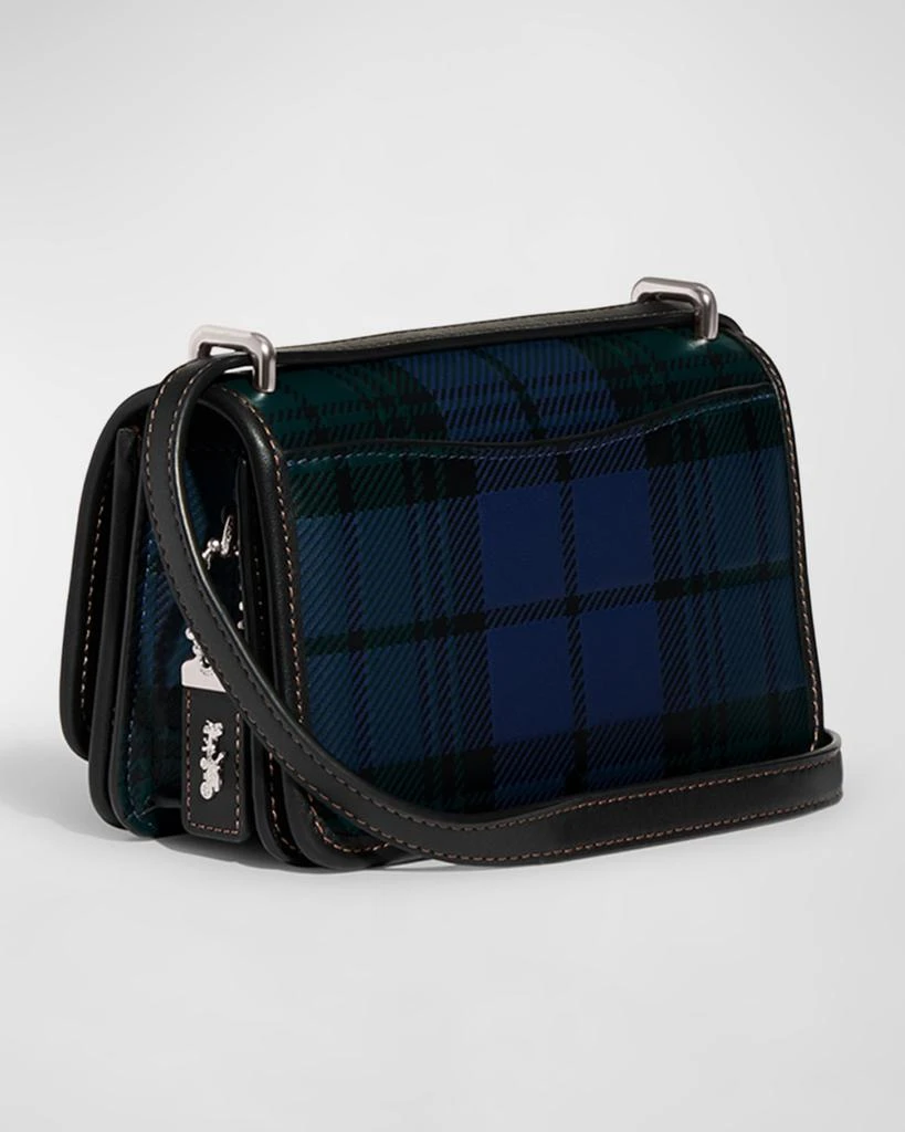 商品Coach|Bandit Plaid-Print Leather Crossbody Bag,价格¥3028,第5张图片详细描述