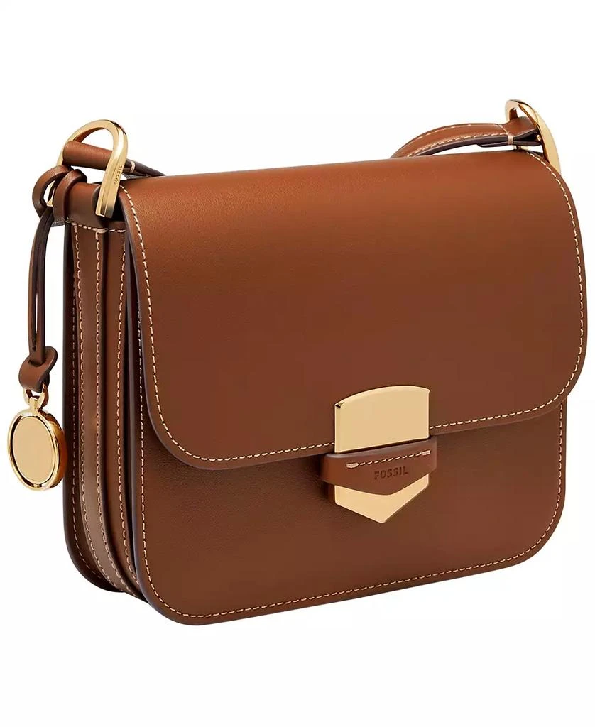 商品Fossil|Lennox Leather Flap Crossbody Bag,价格¥1236,第3张图片详细描述