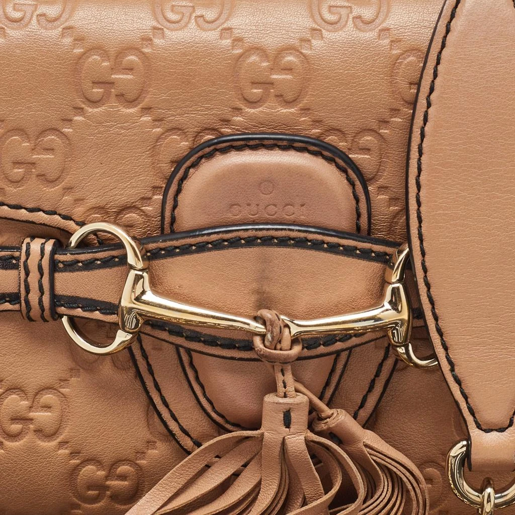 商品[二手商品] Gucci|Gucci Light Brown Guccissima Leather Mini Emily Chain Shoulder Bag,价格¥6237,第5张图片详细描述