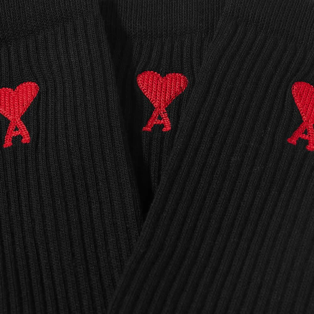 商品AMI|AMI Heart Sock - 3 Pack,价格¥469,第2张图片详细描述
