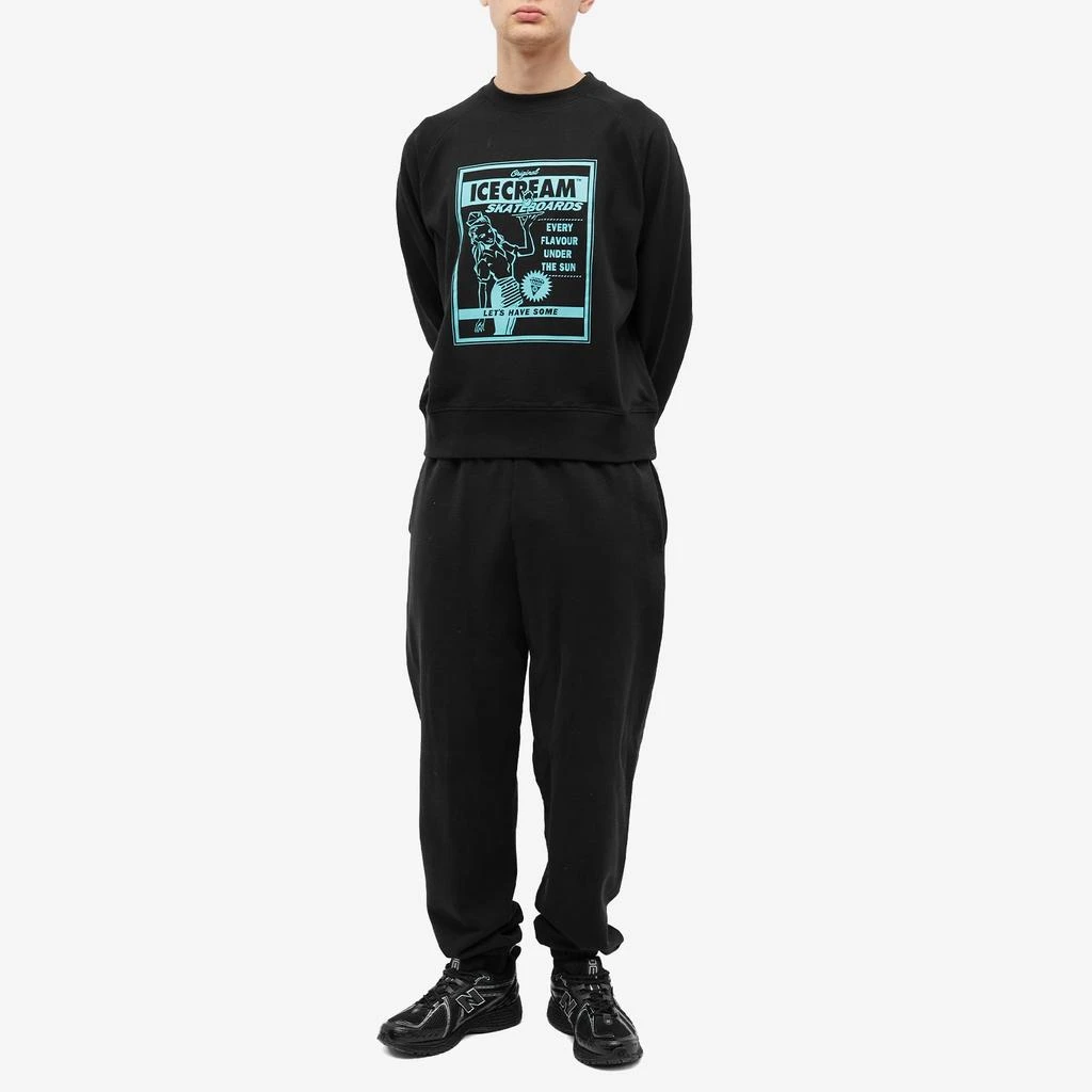 商品Icecream|ICECREAM Magazine Ad Crew Sweat,价格¥352,第4张图片详细描述