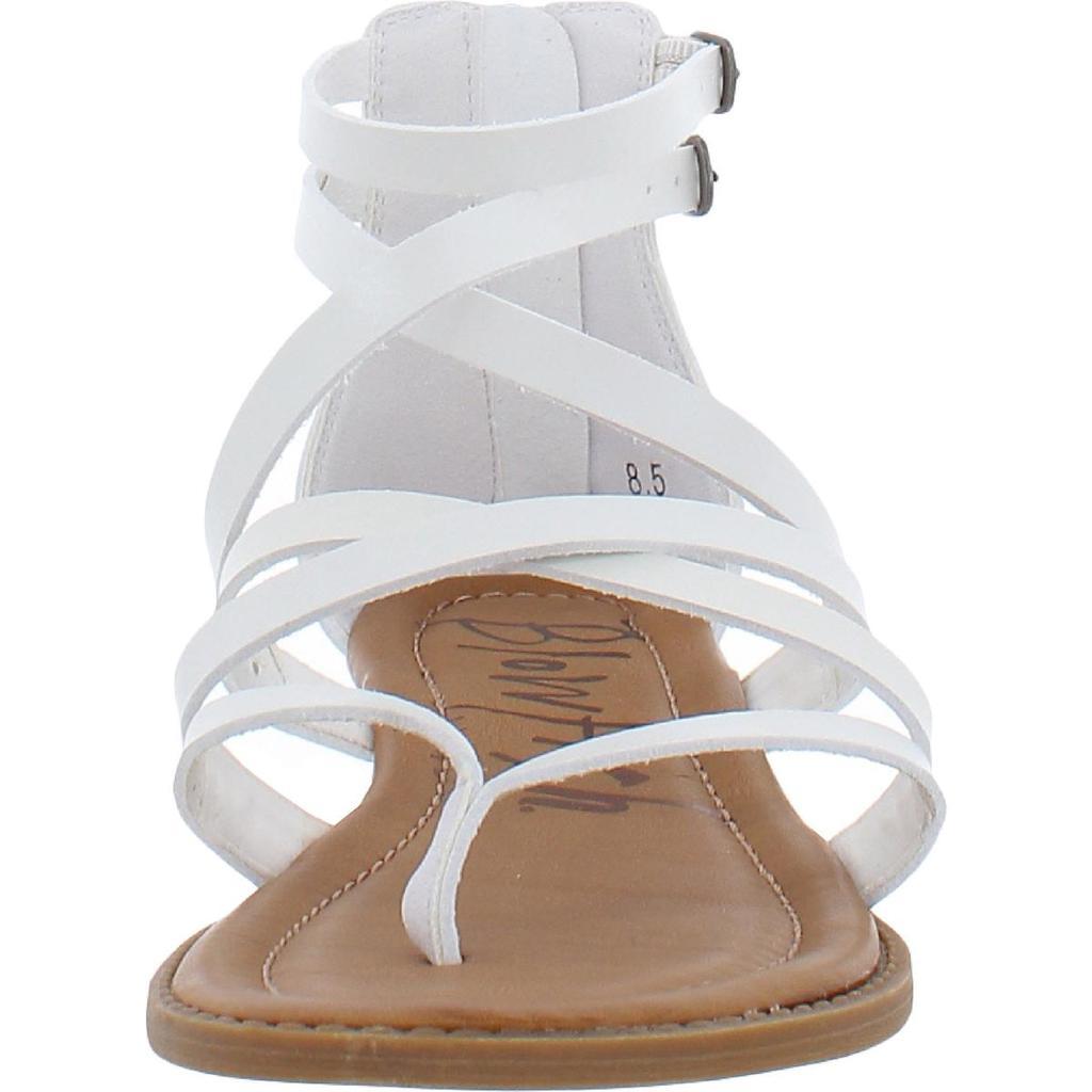 商品Blowfish|Blowfish Womens Faux Leather Strappy Wedge Sandals,价格¥221,第6张图片详细描述