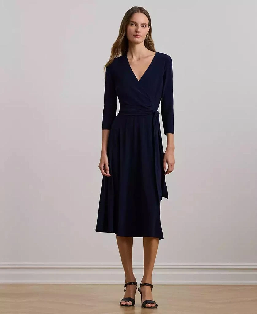 商品Ralph Lauren|Surplice Jersey Dress,价格¥1116,第1张图片