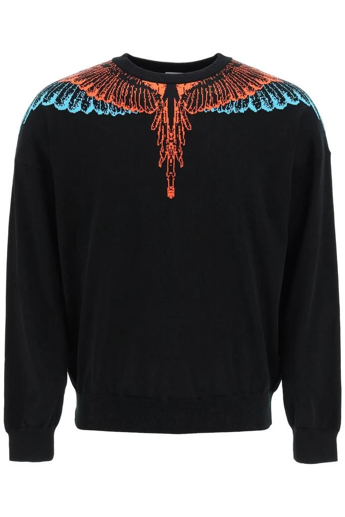 商品Marcelo Burlon|Icon Wings Cotton Sweater,价格¥2655,第1张图片