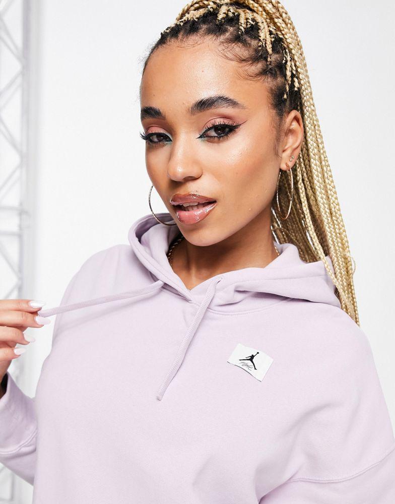 商品Jordan|Jordan Flight fleece hoodie in lilac,价格¥708,第6张图片详细描述